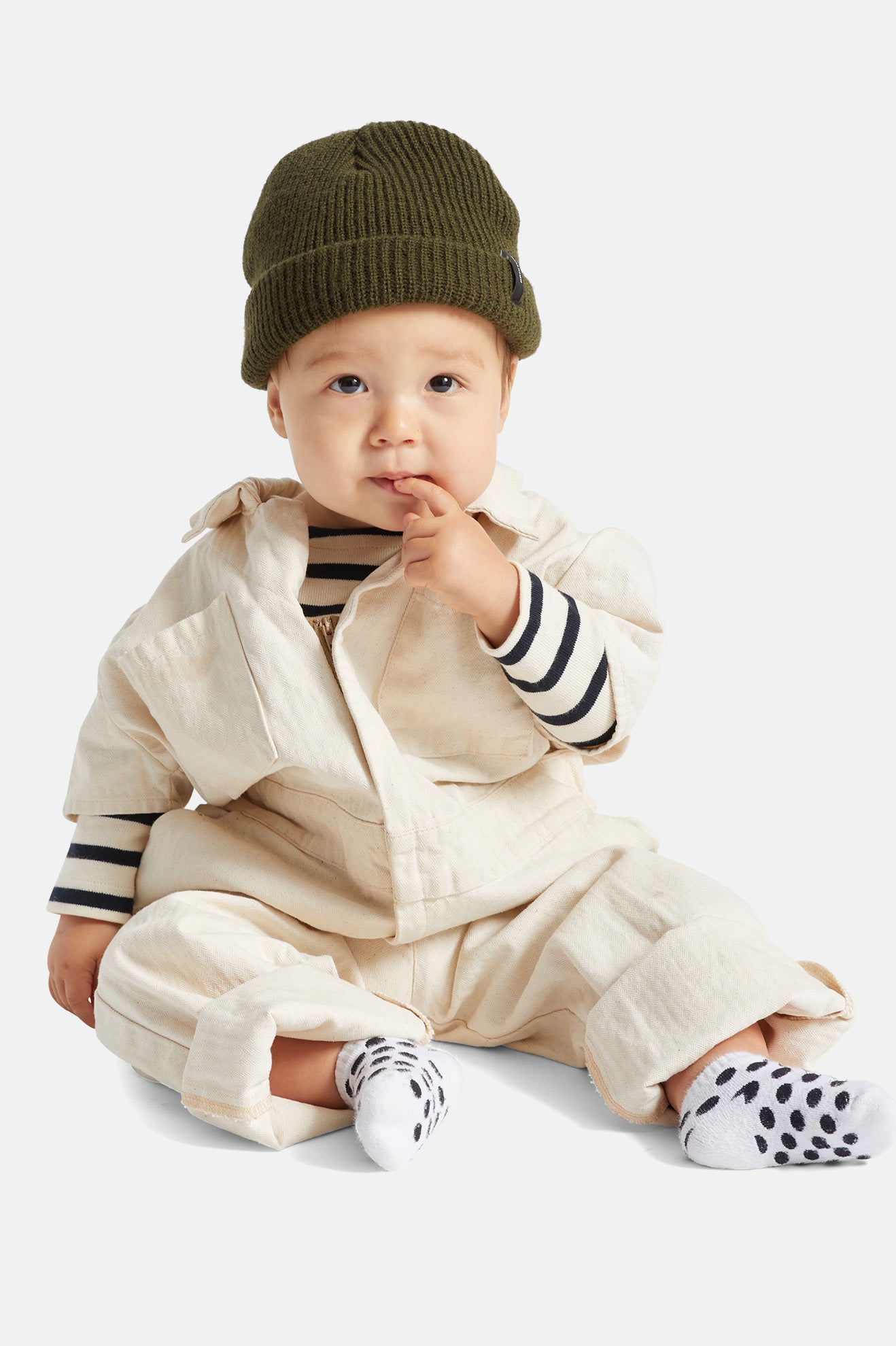 
       Brixton Baby Heist Beanie - Military Olive
     