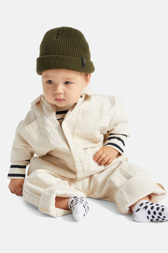 
       Brixton Baby Heist Beanie - Military Olive
     