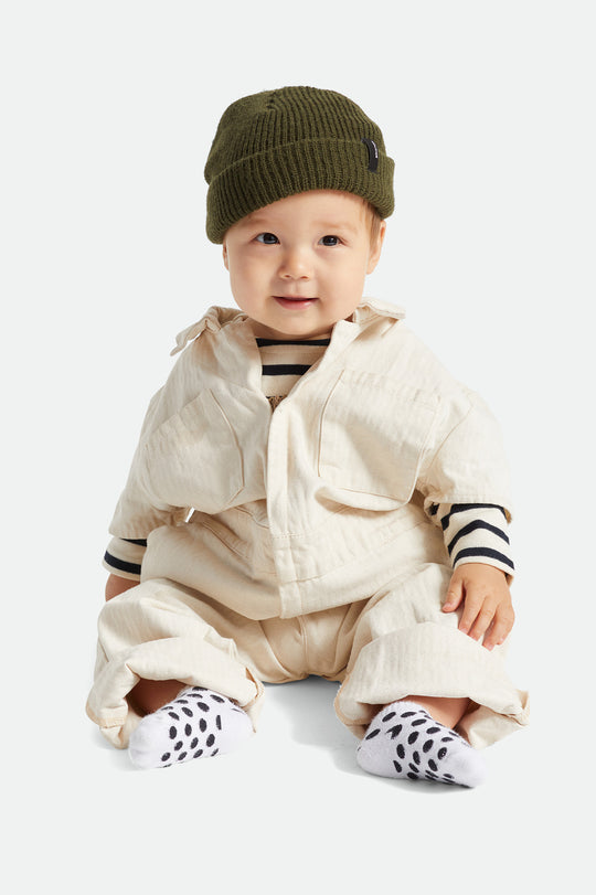 
       Brixton Baby Heist Beanie - Military Olive
     