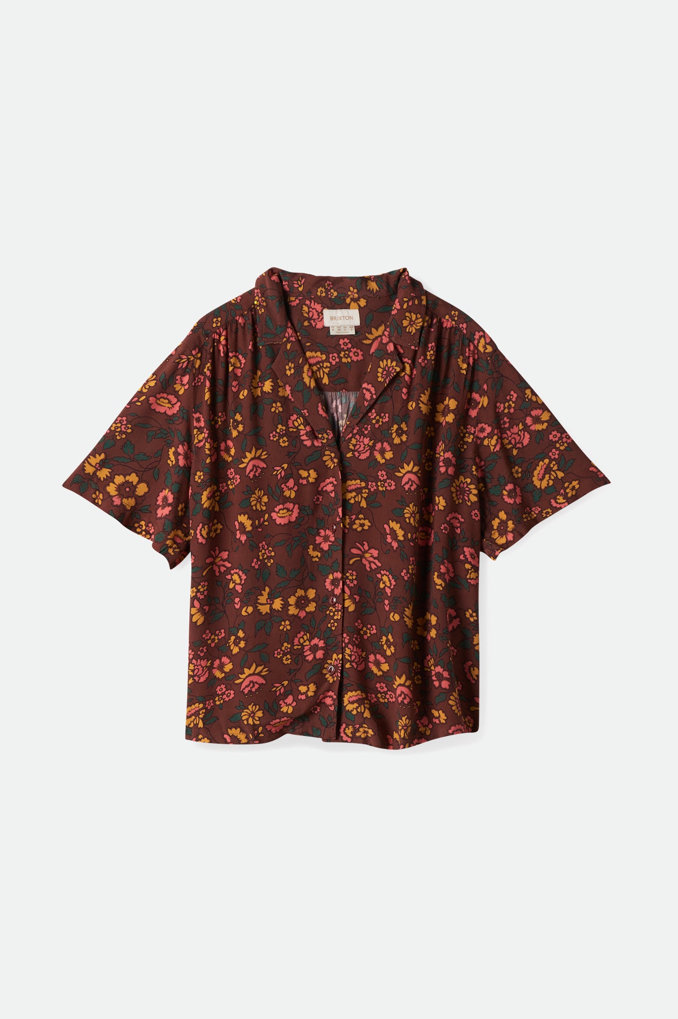 
       Brixton Beauford S/S Woven Shirt - Rum Raisin
     