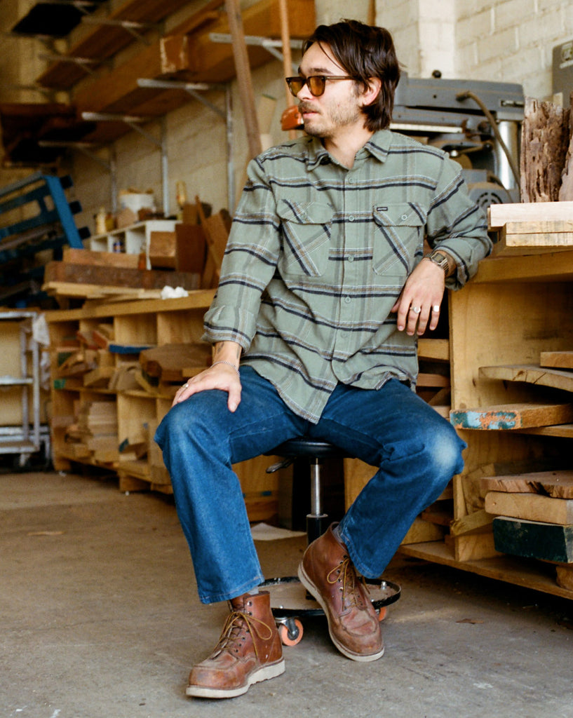 BRIXTON(ブリクストン)BOWERY STRETCH WR FLANNEL-