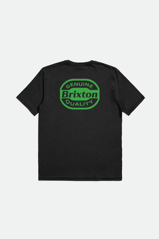 
       Brixton Neon Keaton S/S Standard T-Shirt - Black
     