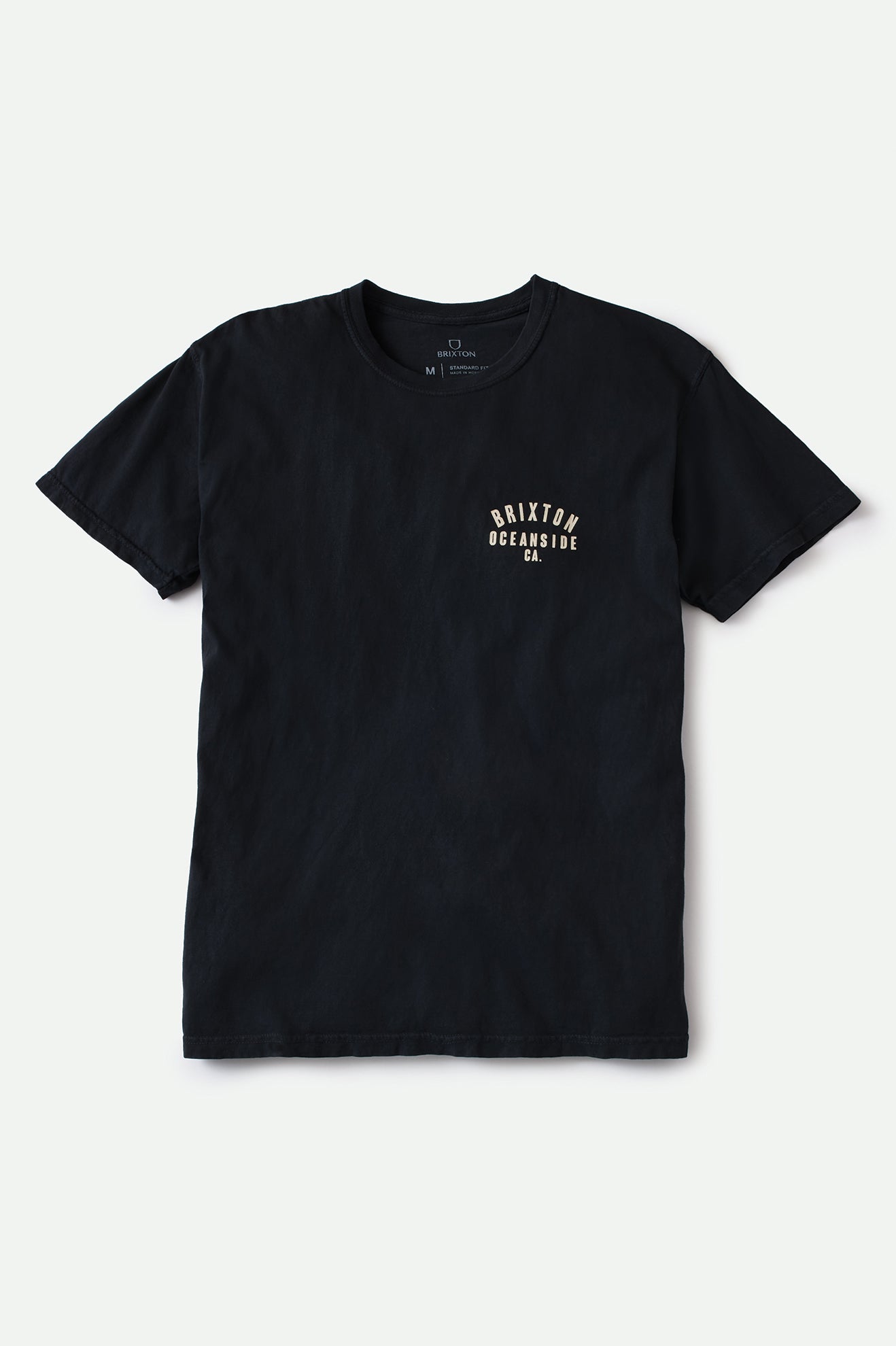 
       Brixton Woodburn Oceanside S/S Standard Tee - Black/Cream
     