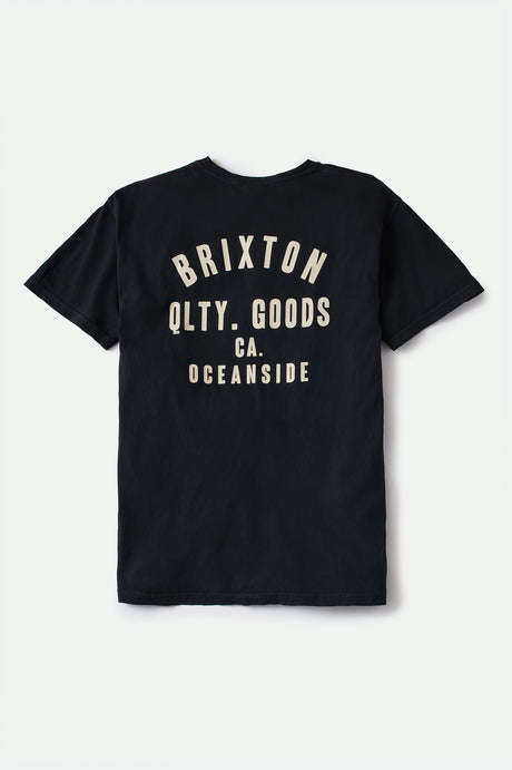 Woodburn Oceanside S/S Standard Tee - Black/Cream