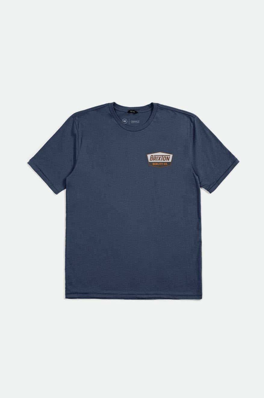 
       Brixton Regal S/S Standard Tee - Washed Navy/Sepia
     