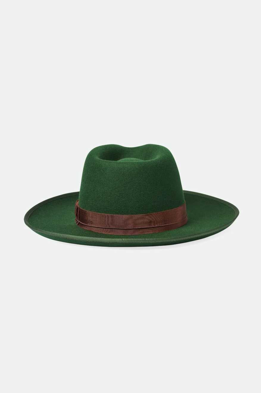 
       Brixton Reno Fedora - Moss/Brown
     