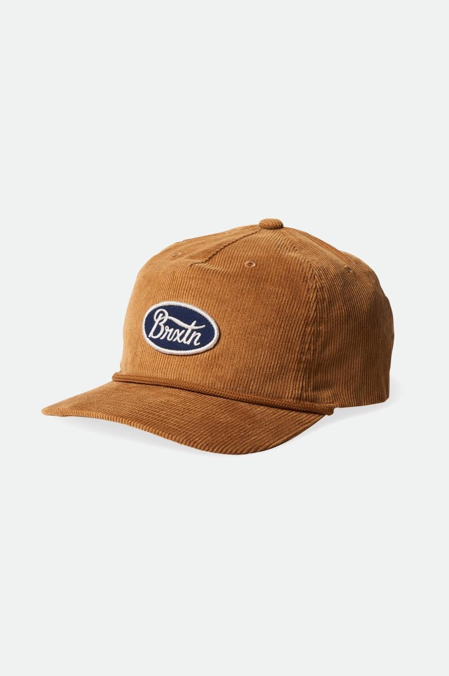 
       Brixton Parsons Netplus MP Snapback - Golden Brown
     