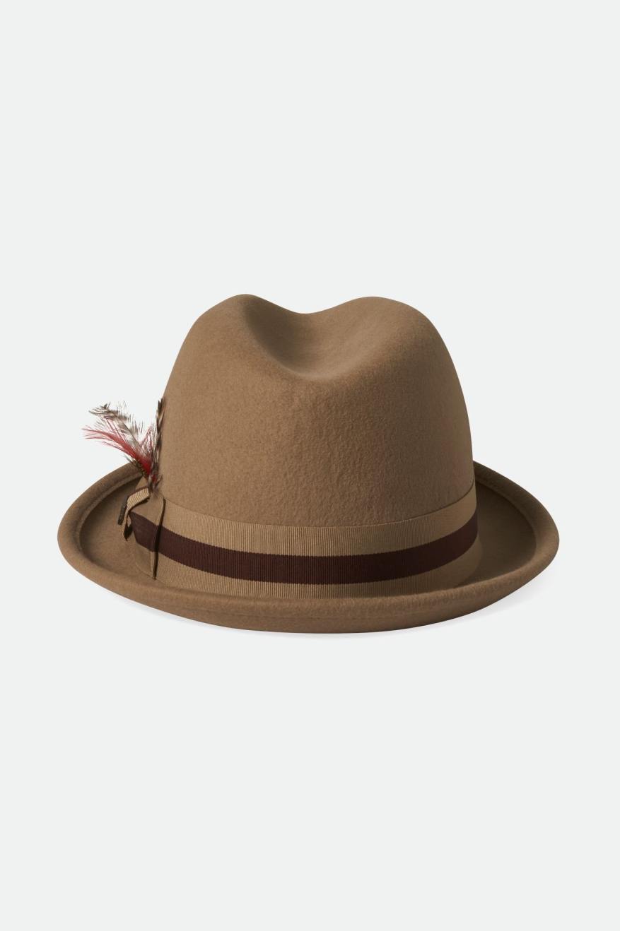 
       Brixton Gain Fedora - Sand/Sand/Brown
     