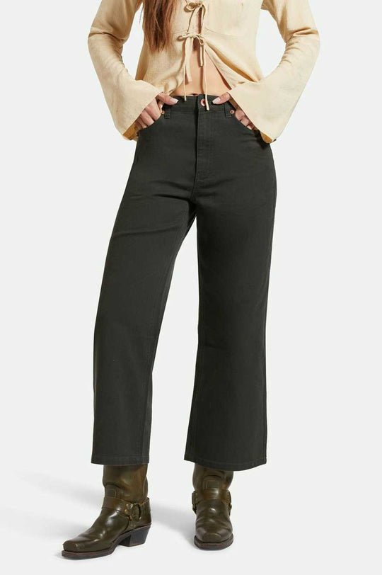 
       Women&#39;s Front Fit | Margo Cropped 5-Pocket Pant - Washed Black
     