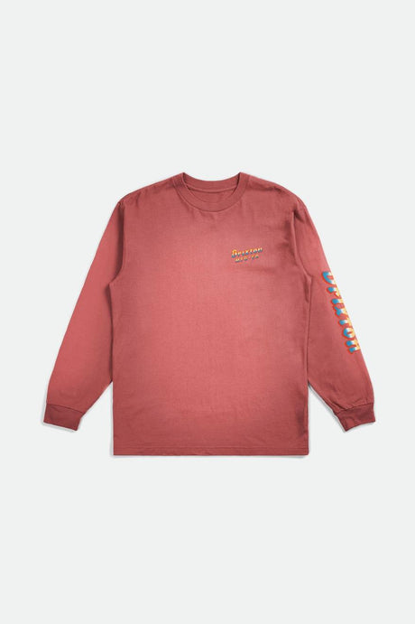 District L/S Tee - Dusty Cedar