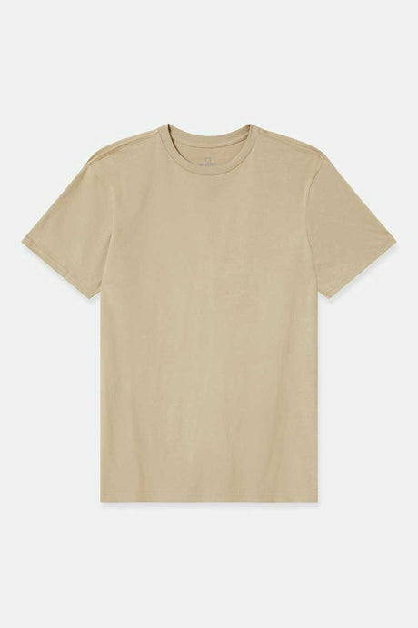 Premium Cotton S/S Tailored T-Shirt - Oatmeal