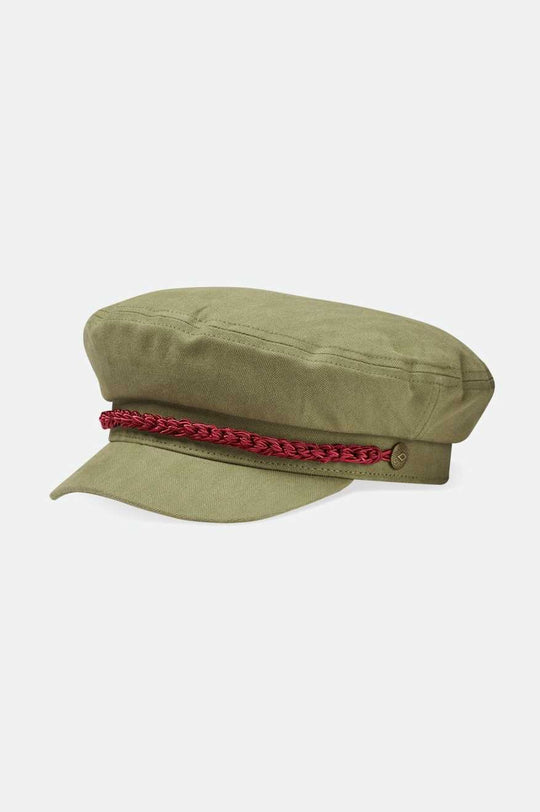 
       Brixton Unisex 20th Anniversary Fiddler Cap - Olive | Main
     