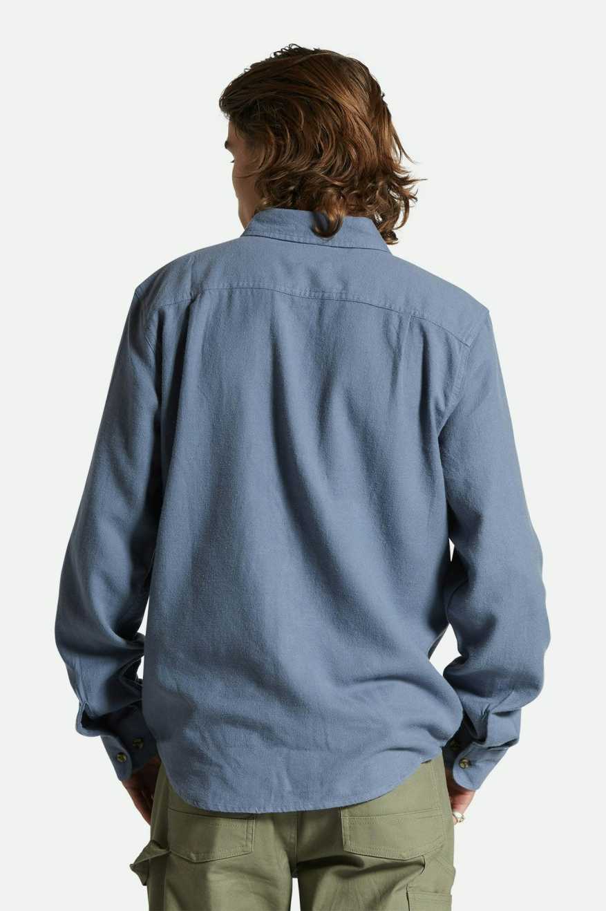 
       Brixton Bowery Lightweight Ultra Soft L/S Flannel - Flint Stone Blue
     