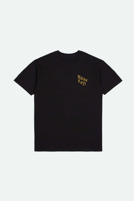 Brixton Men's Be Kind S/S Standard T-Shirt - Black | Main