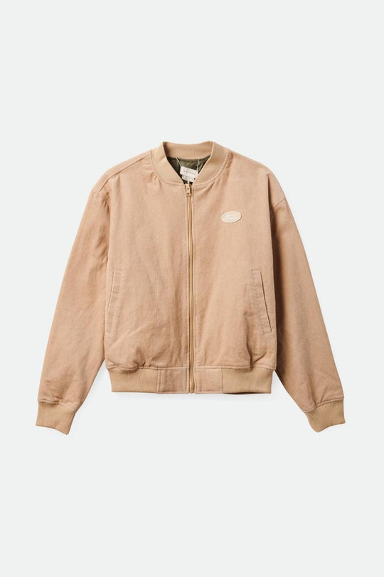 
       Brixton Utopia Reversible Bomber Jacket - Sesame
     