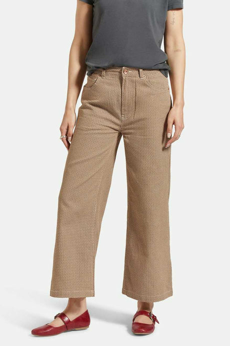 Women's Front Fit | Margo Cropped 5-Pocket Pant - Whitecap/Pine Houndstooth