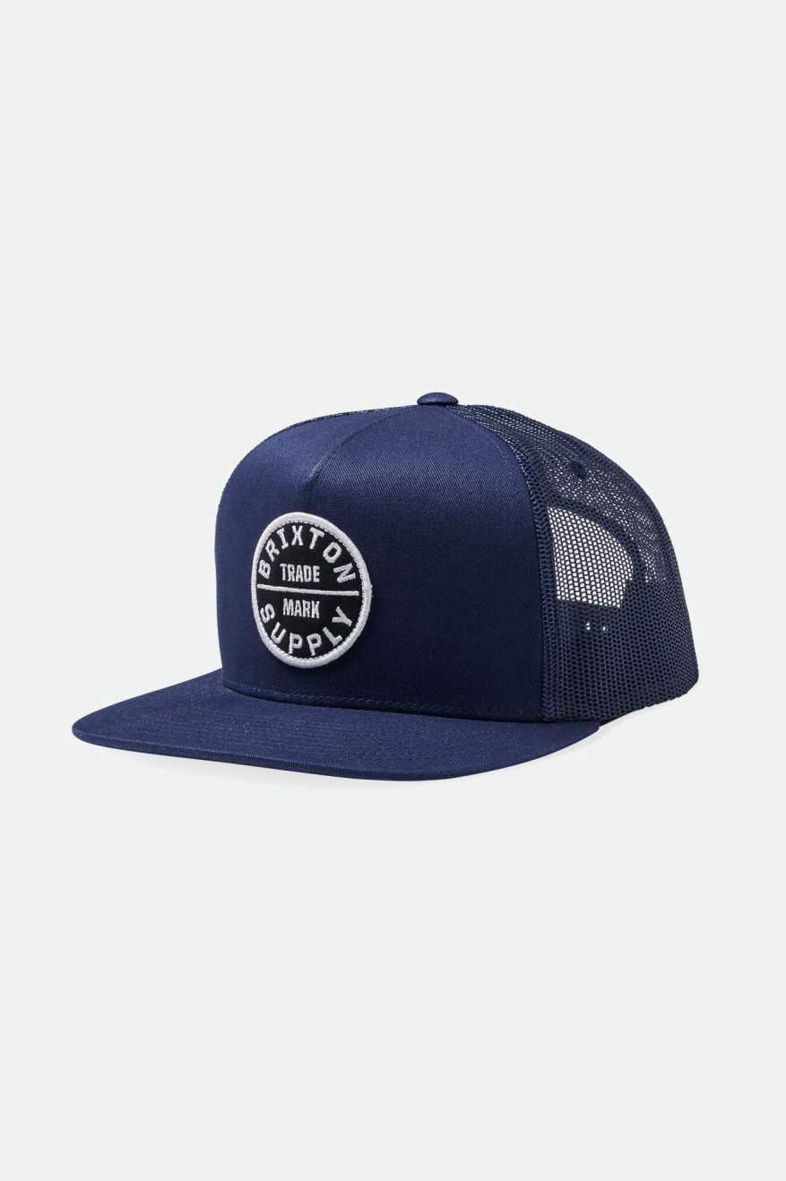 
       Brixton Oath Trucker Hat - Washed Navy/Washed Navy
     