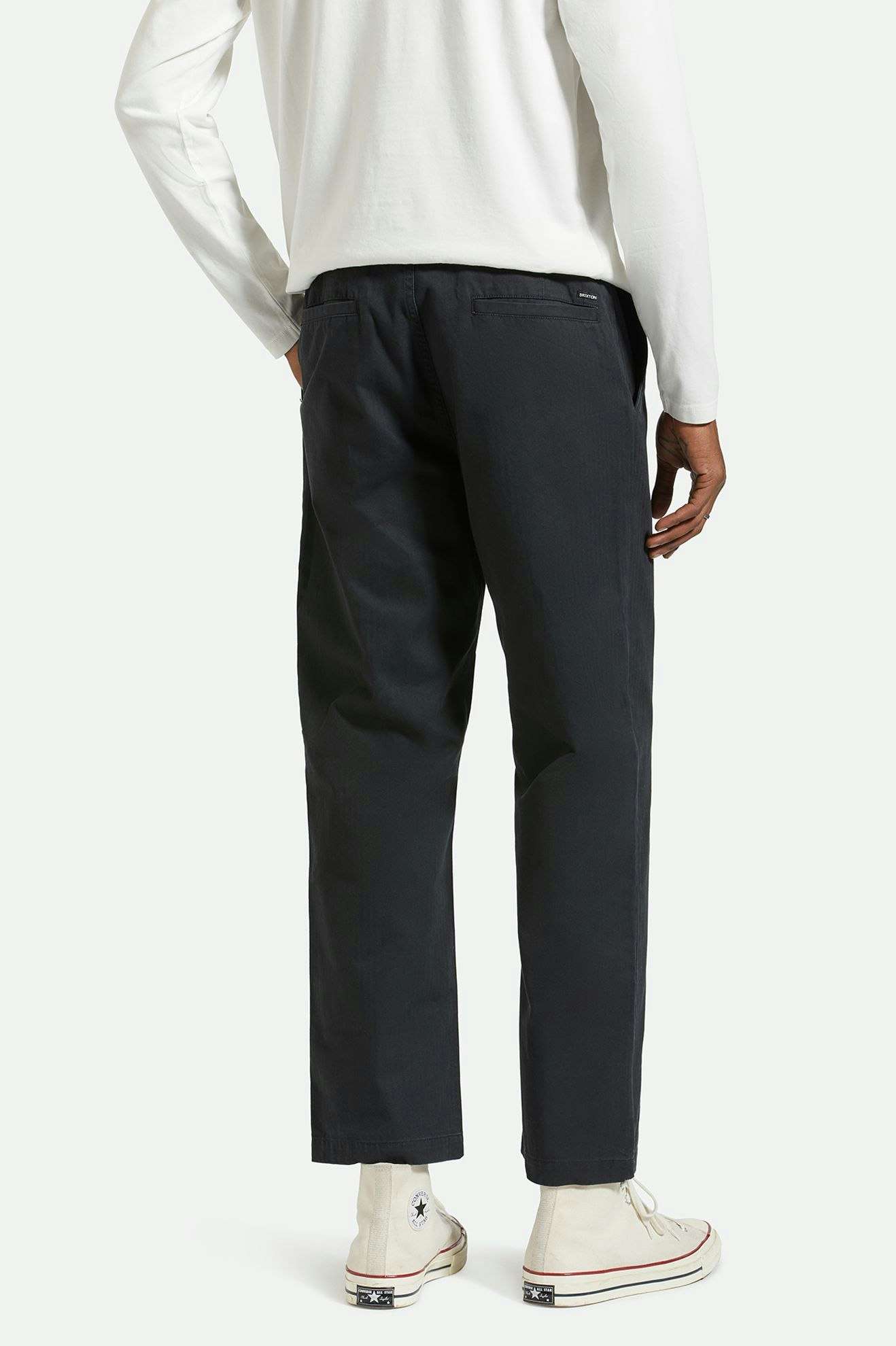 
       Men&#39;s Lifestyle 2 | Surplus Herringbone Relaxed Trouser Pant - Washed Black
     