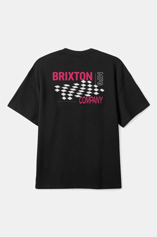 
       Brixton Neon Finish Line S/S Standard T-Shirt - Black
     