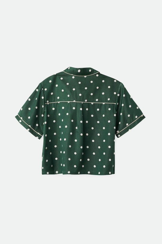 
       Brixton Hyde Satin S/S Woven Shirt - Pine Needle
     