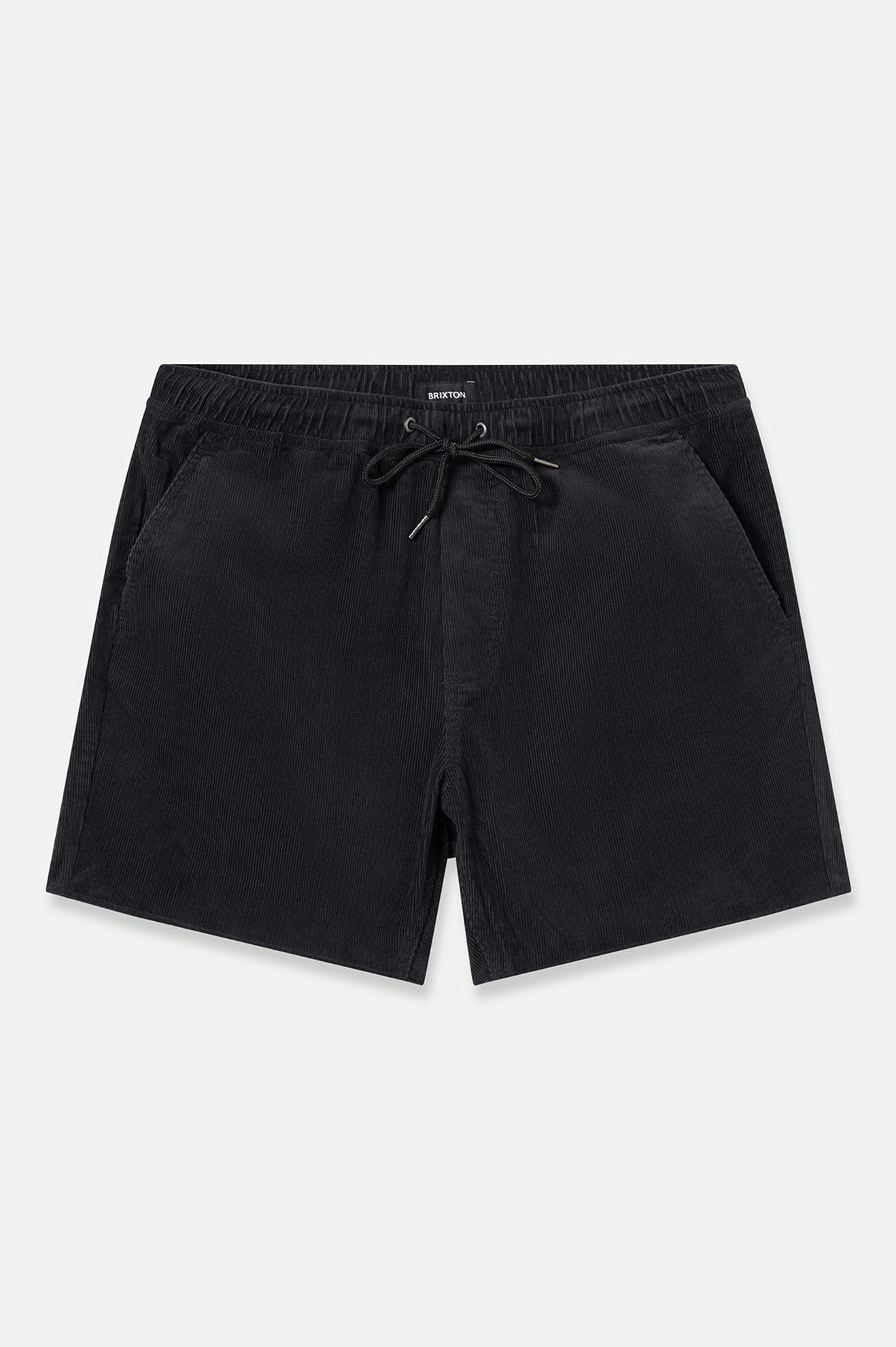 
       Brixton Madrid II Corduroy Short 5&quot; - Black Cord
     