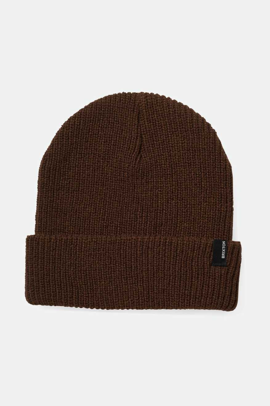 
       Brixton Men&#39;s Heist Beanie - Brown | Main
     