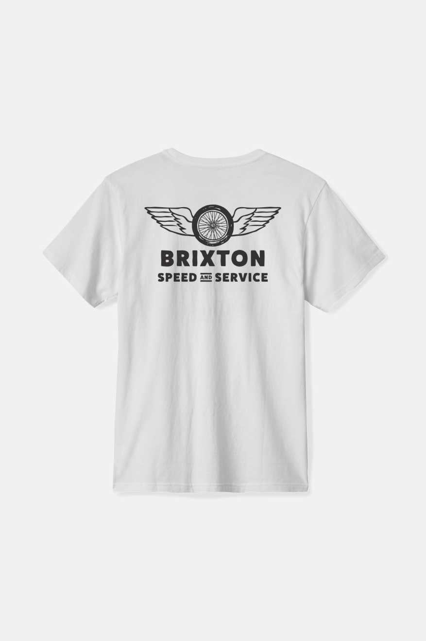 
       Brixton Spoke S/S Standard T-Shirt - White
     