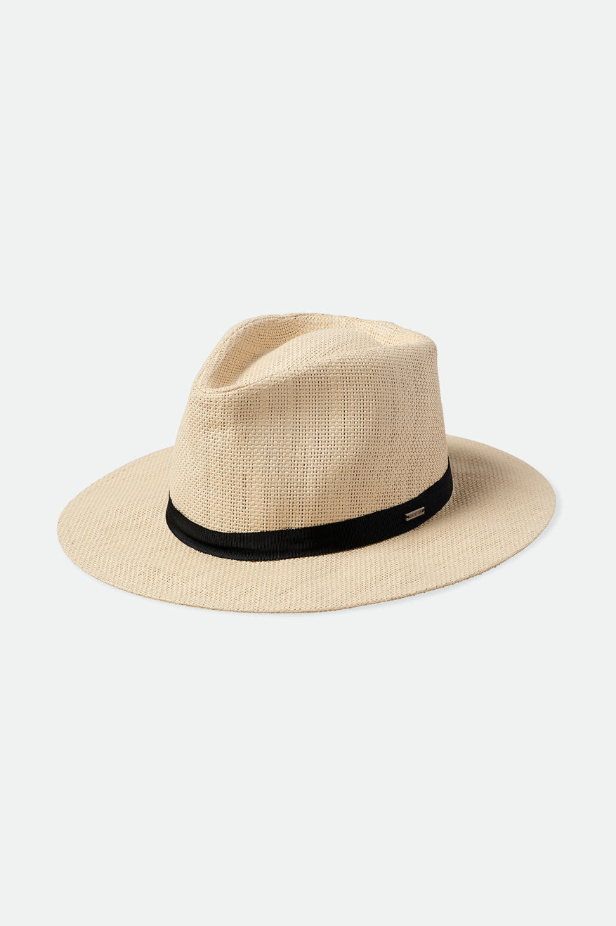 
       Brixton Carolina Straw Packable Hat - Natural
     