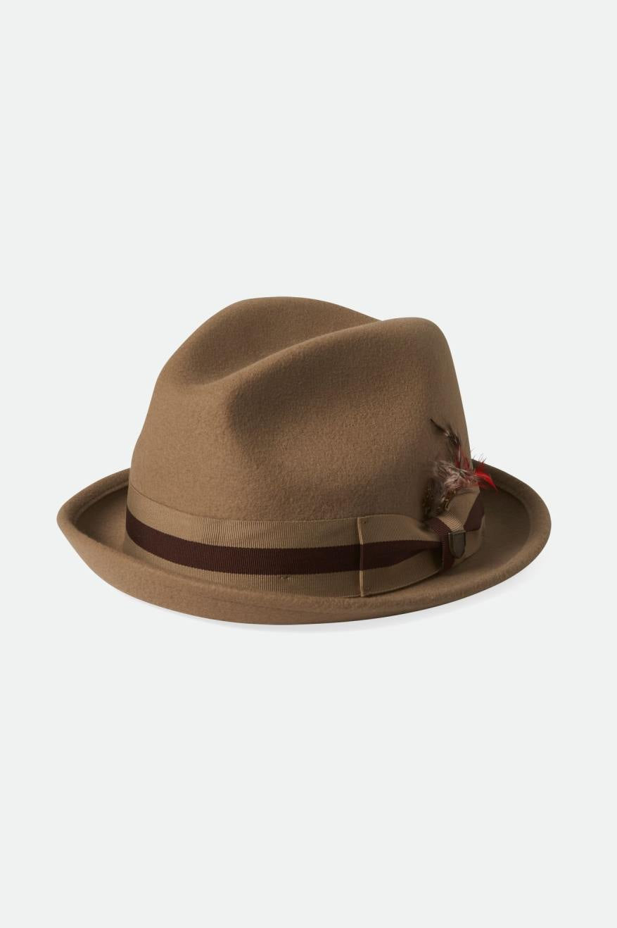 
       Brixton Gain Fedora - Sand/Sand/Brown
     