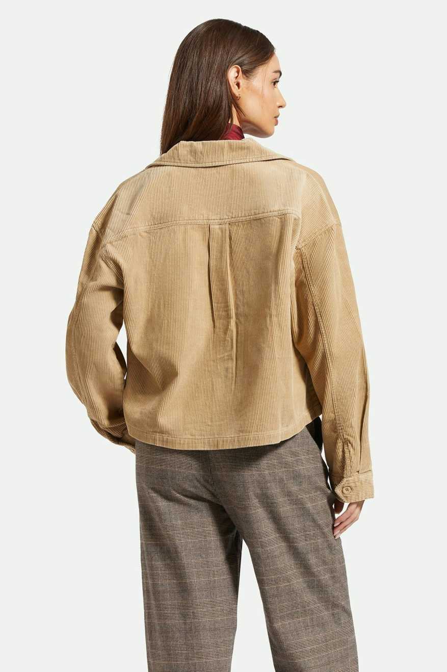 
       Back Fit Image | Utopia L/S Overshirt - Sand Cord
     