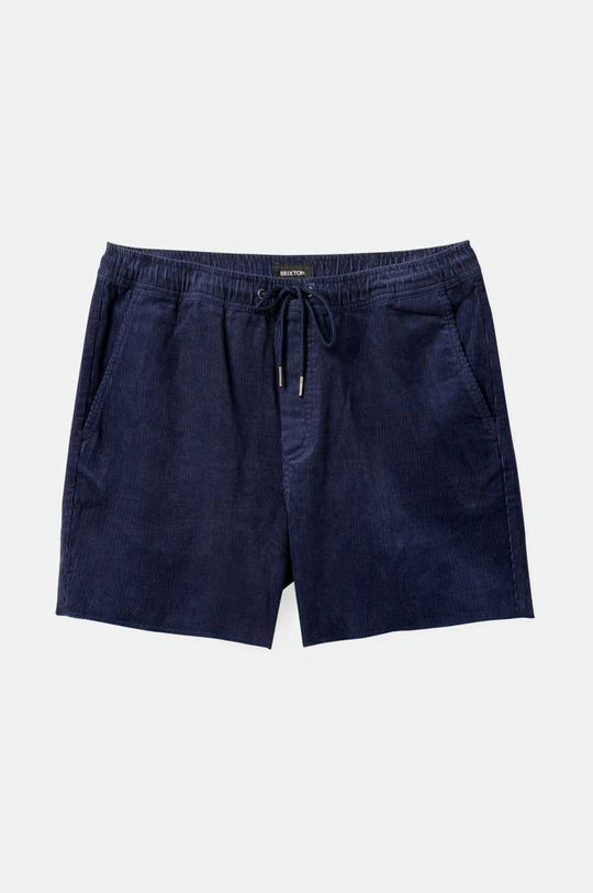 
       Brixton Madrid II Corduroy Short 5&quot; - Washed Navy Cord
     