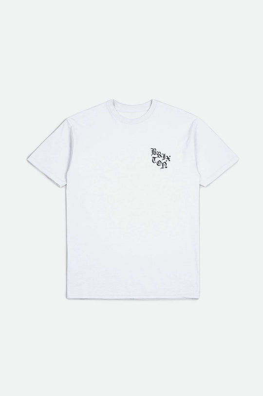 
       Brixton Men&#39;s Be Kind S/S Standard T-Shirt - White | Main
     