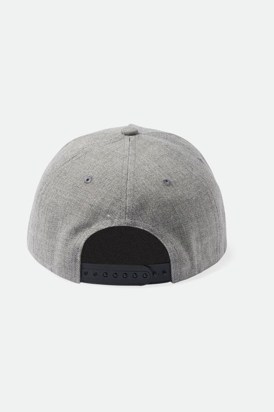 
       Brixton Crest MP Snapback - Dark Heather Grey/Kelly Green
     