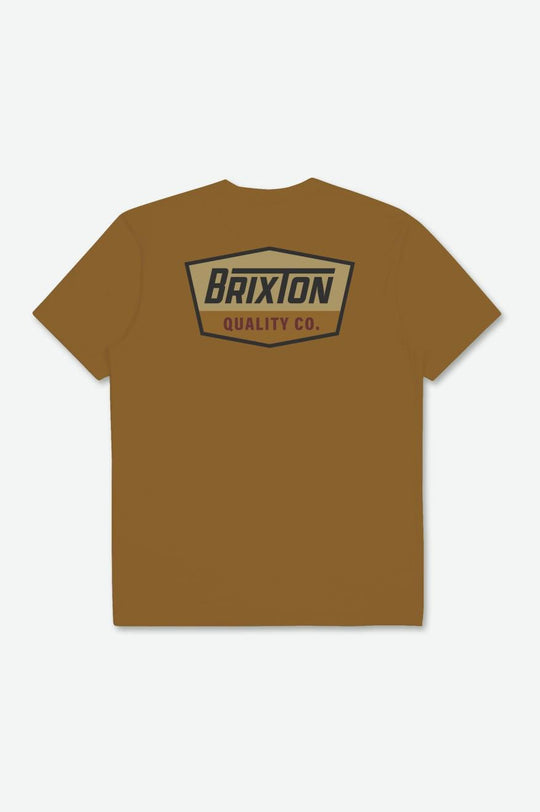 
       Brixton Regal S/S Standard Tee - Golden Brown/Washed Black
     