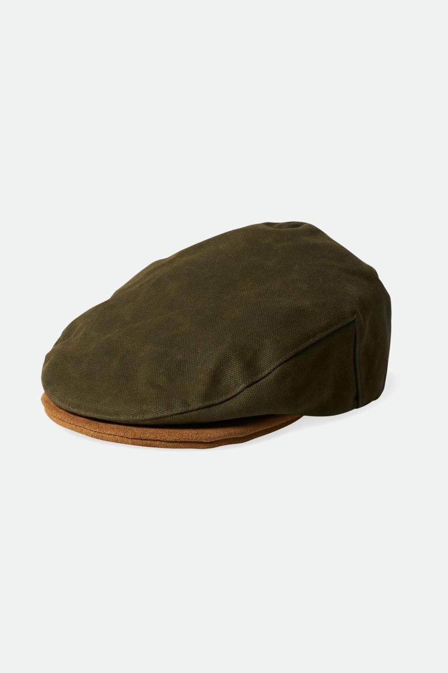 
       Brixton Hooligan Flat Cap - Olive Surplus/Tan
     