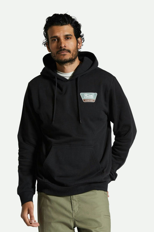 
       Brixton Linwood Hood - Black/Chinois Green/Sepia
     