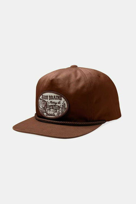 Bass Brains Swim Snapback - Brown