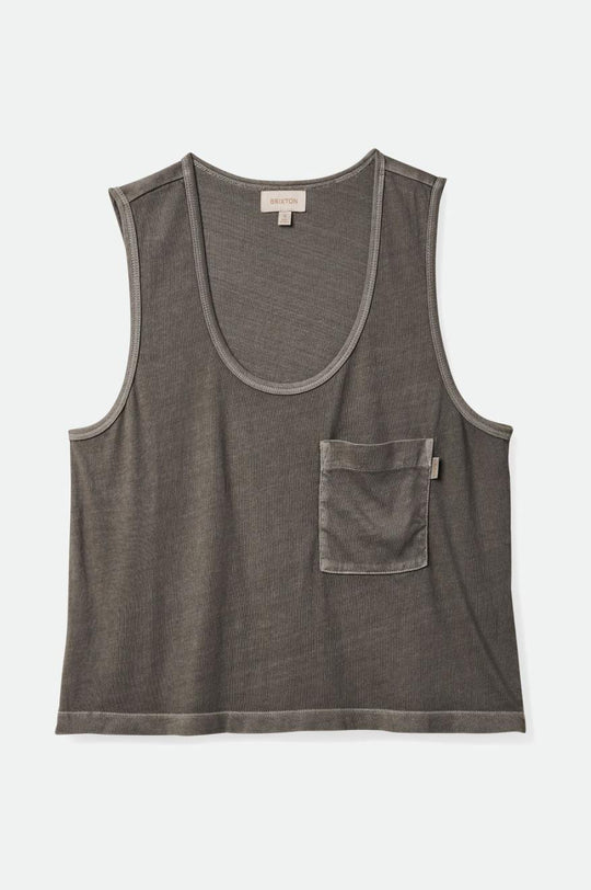 
       Brixton Carefree Pocket Tank - Washed Black
     