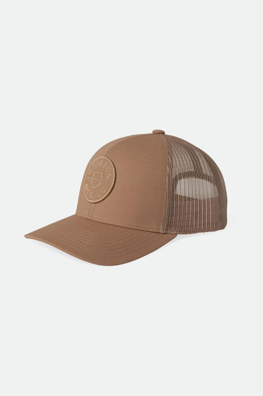 
       Brixton Crest Netplus MP Trucker Hat - Oat Milk/Oat Milk
     