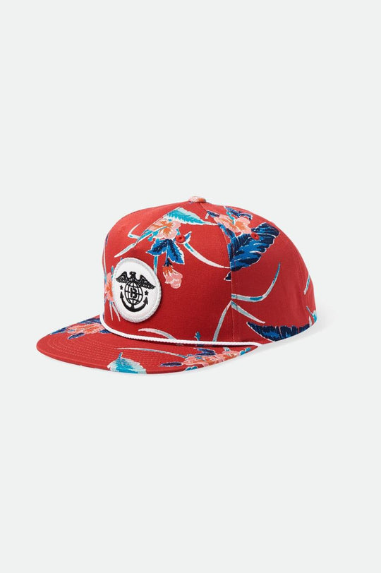 
       Brixton Global MP Snapback - Aloha Red
     