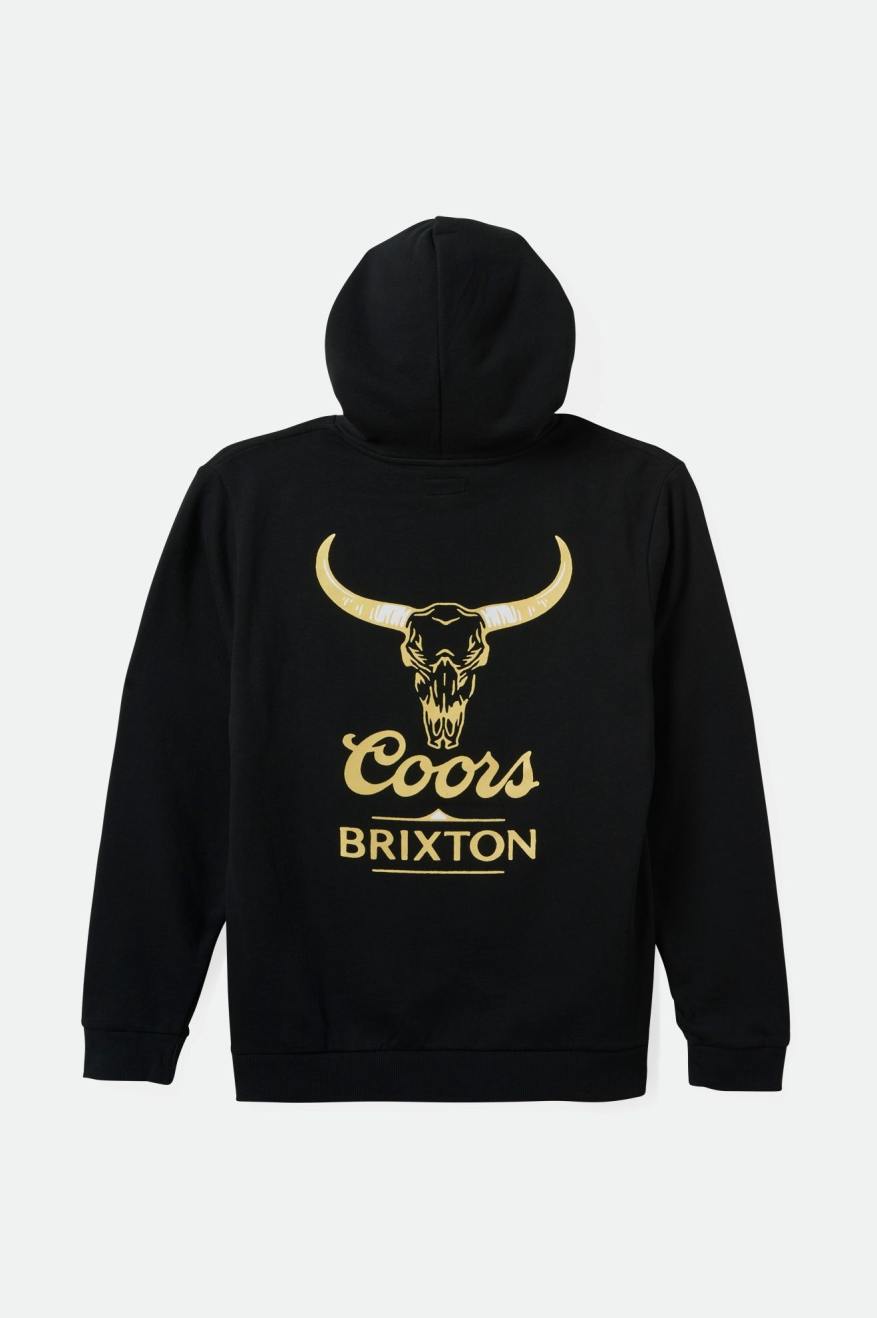 
       Brixton Coors Bull Hoodie - Black
     