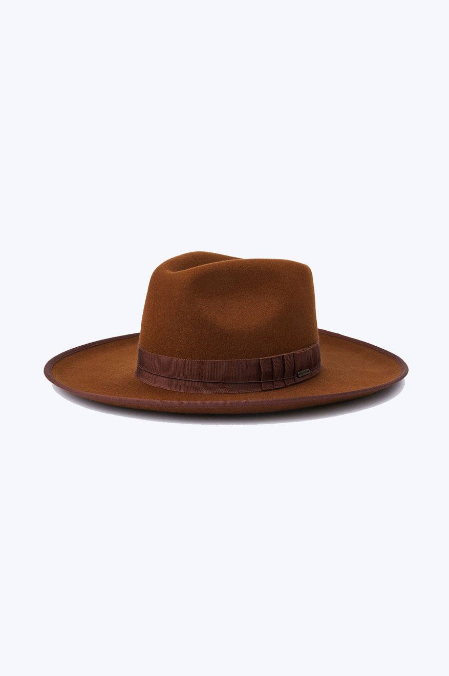 
       Brixton Reno Fedora - Coffee/Coffee
     