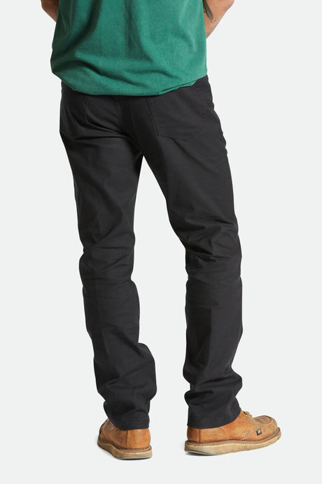 
       Men&#39;s Back Fit Image | Builders 5-pocket Stretch Pant - Black
     