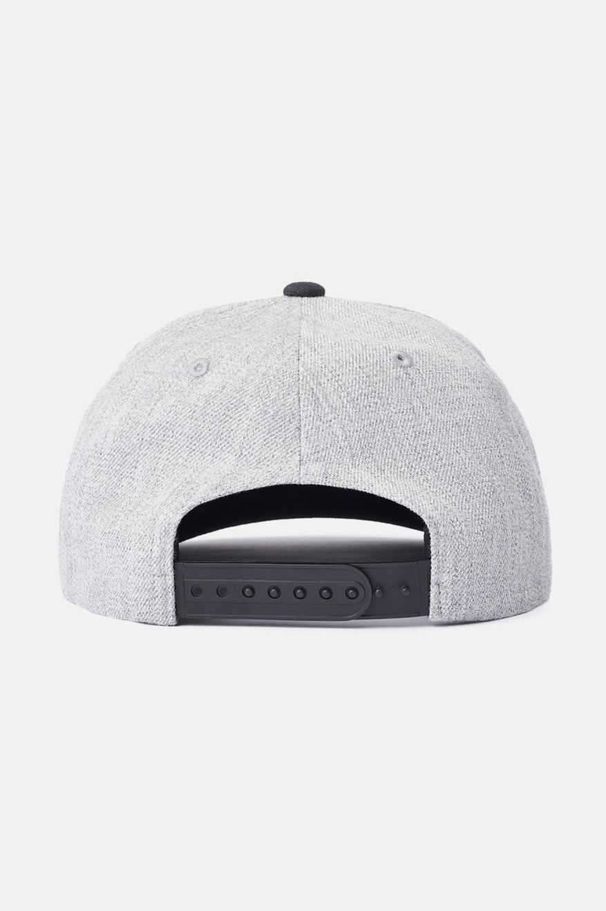 
       Brixton Linwood C Netplus MP Snapback - Heather Grey/Black
     