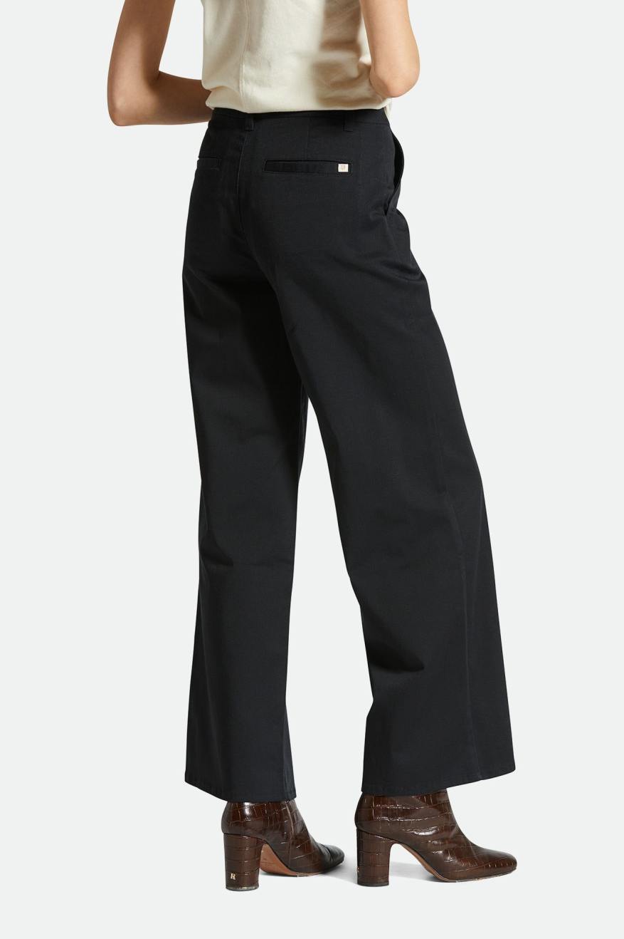 
       Brixton Victory Full Length Wide Leg Pant - Black
     