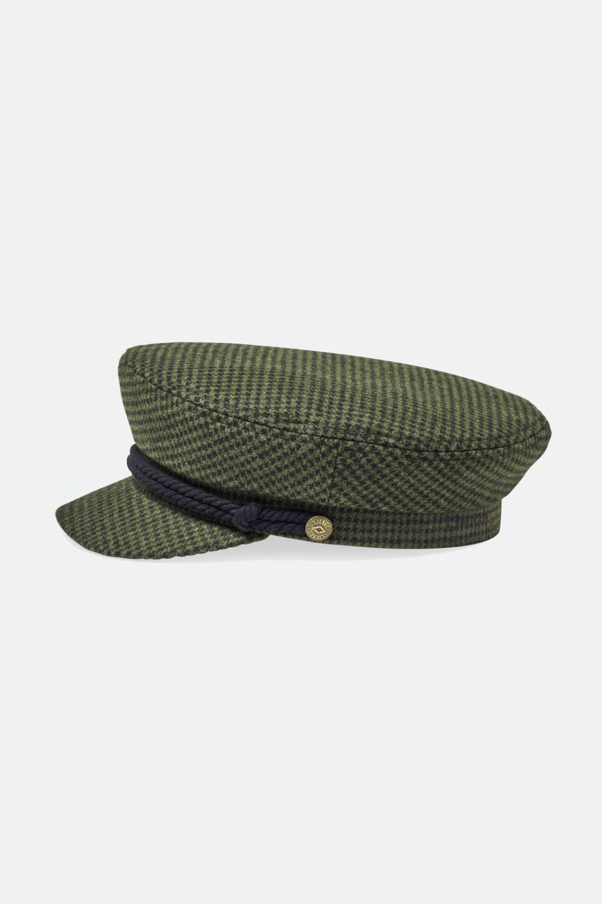 
       Brixton Fiddler Fisherman Cap - Moss/Black
     