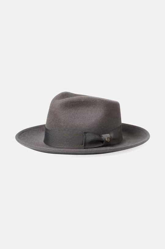 
       Brixton Unisex Swindle Convertabrim Fedora - Grey/Grey | Main
     