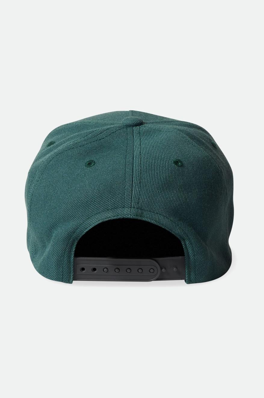 
       Brixton Crest C Netplus MP Snapback - Pine Needle/Heather Charcoal
     