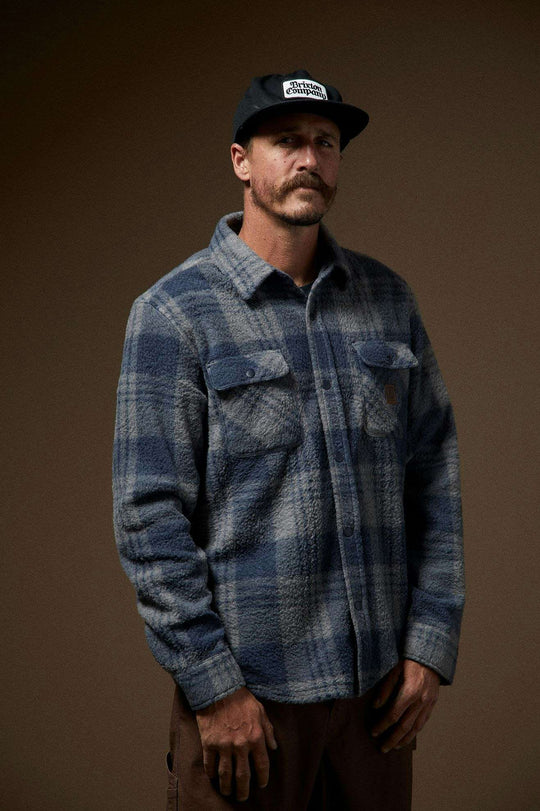 
       Men&#39;s Lifestyle 2 | Bowery Arctic Stretch L/S Fleece - Washed Navy/Beige Plaid
     