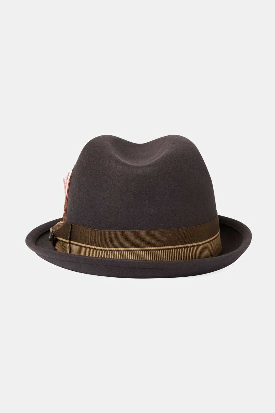 
       Brixton 20th Anniversary Gain Fedora - Chocolate/Gold
     